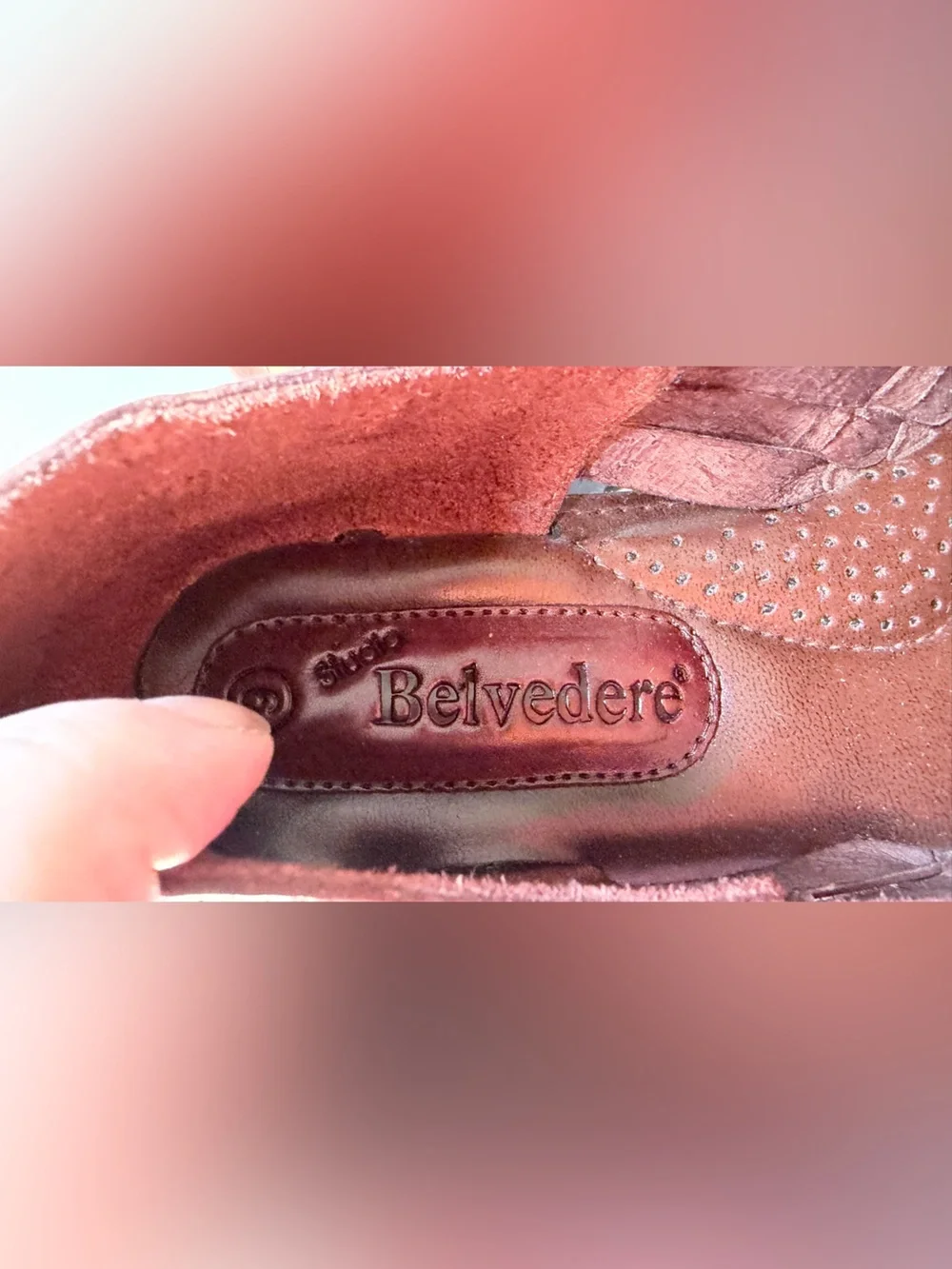 Belvedere woven brown